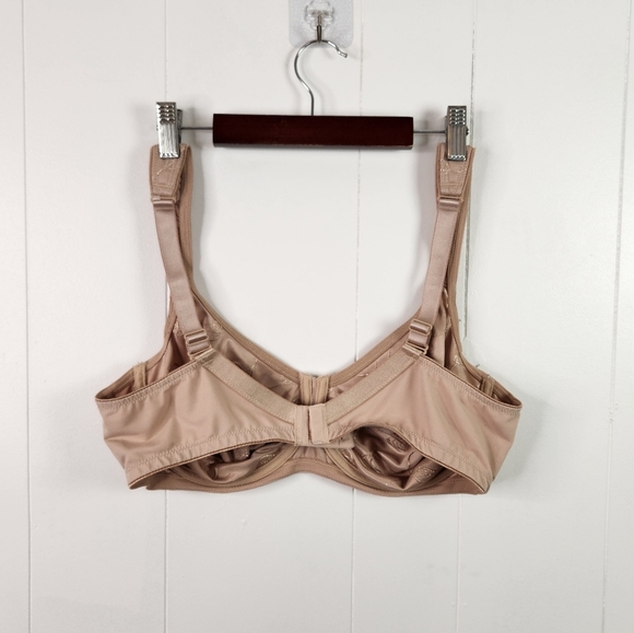 Felina Emotions Bra 40D Leaves Nude Beige Underwire Unpadded Unlined Comfort - Picture 6 of 10